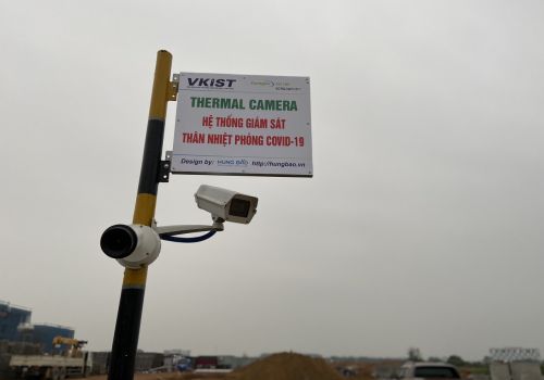 Gói camera kiểm soát thân nhiệt cho dự án VKIST - Khu công nghệ cao Hoà Lạc - Hà Nội